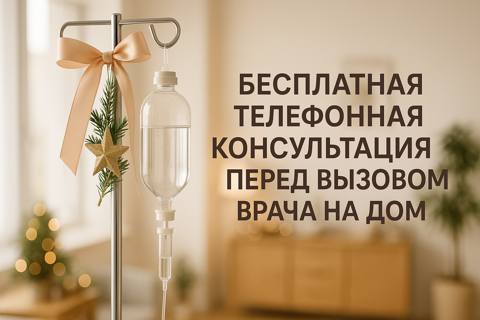Бесплатная телефонная консультация перед вызовом врача на дом